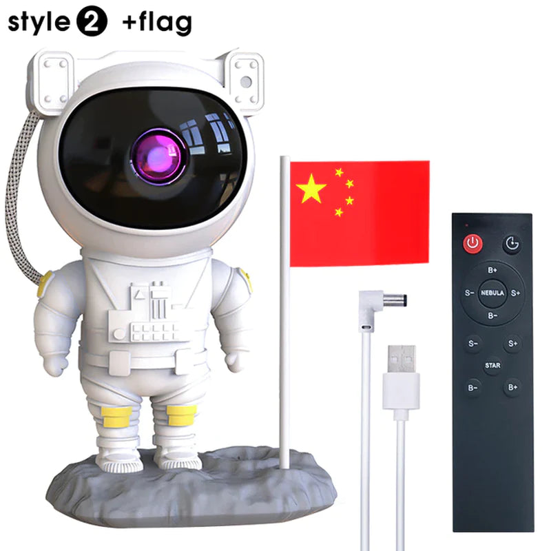 Kids Star Projector Night Light with Remote Control 360°Adjustable Design Astronaut Nebula Galaxy Lighting for Children Adults