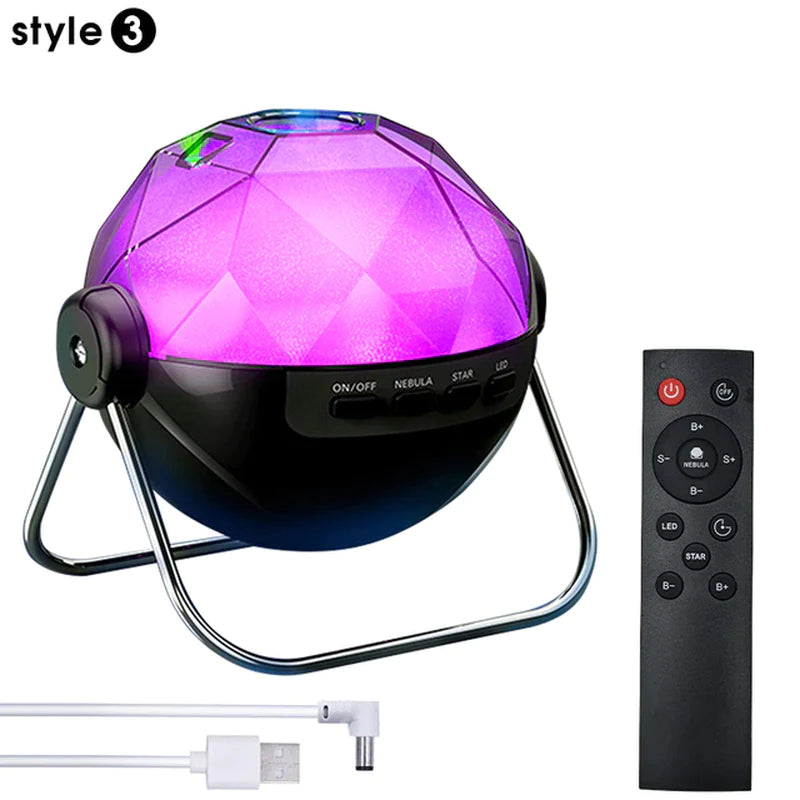 Kids Star Projector Night Light with Remote Control 360°Adjustable Design Astronaut Nebula Galaxy Lighting for Children Adults