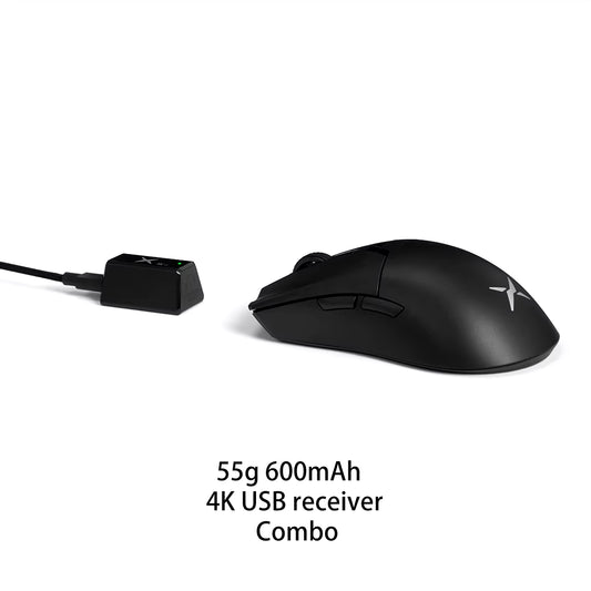M800 Ultra Lightweight 55G PAW3395 Wireless Bluetooth Tri-Mode Gaming Mouse 26000DPI 4K Compatible Macro Mice for PC Gamer