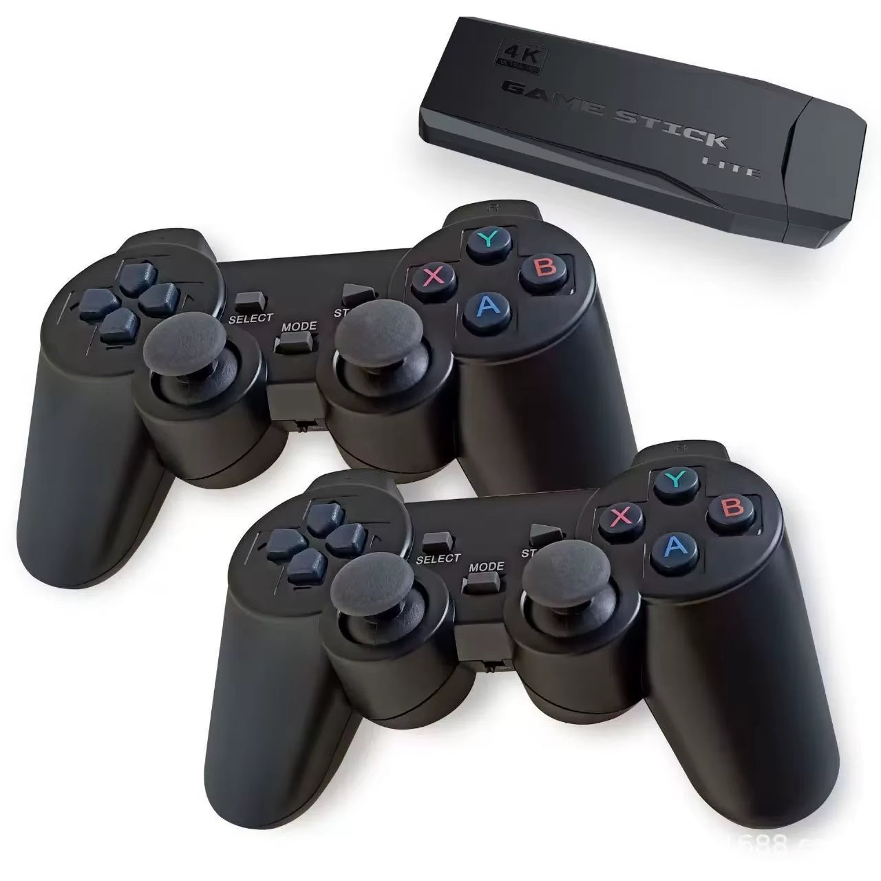 Double Happiness: 2.4G Wireless Gamepad Set, Easily Team up and Play Games.Two People Can Enjoy Classic Games Together.
