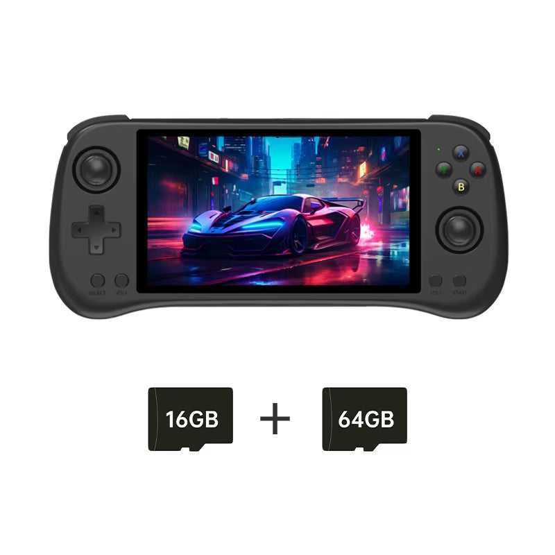 POWKIDDY X55 Open-Source Retro Handheld Game Console 5.5 Inch 1280*720 Ips Screen Built-In Wifi HD Output Children'S Gifts