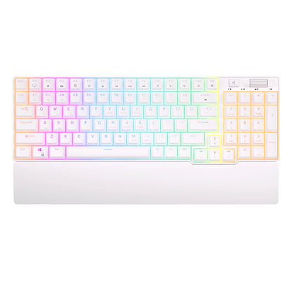 ROYAL KLUDGE 96 RGB Tri-Mode BT5.0/2.4G/USB-C Hot-Swappable Mechanical Keyboard 96 Keys Bluetooth Wireless Gaming Keyboard