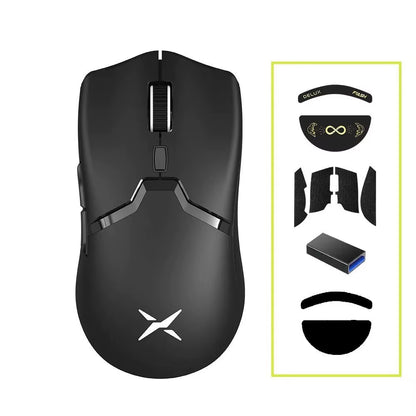 M800 PRO PAW3395 Wireless Gaming Mouse Bluetooth Tri-Mode Connection 26000DPI Huano Pink Switches Macro Mice for PC Gamer