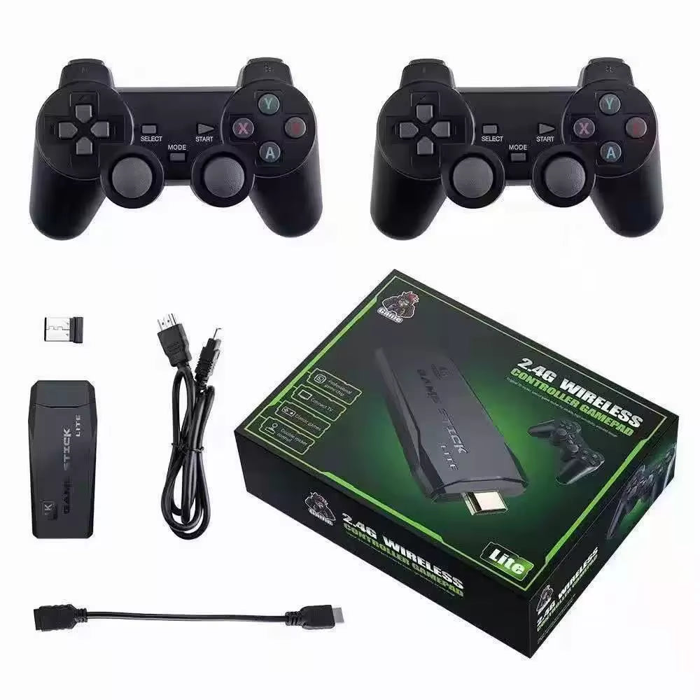 Double Happiness: 2.4G Wireless Gamepad Set, Easily Team up and Play Games.Two People Can Enjoy Classic Games Together.