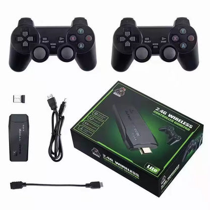 Double Happiness: 2.4G Wireless Gamepad Set, Easily Team up and Play Games.Two People Can Enjoy Classic Games Together.