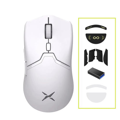 M800 PRO PAW3395 Wireless Gaming Mouse Bluetooth Tri-Mode Connection 26000DPI Huano Pink Switches Macro Mice for PC Gamer