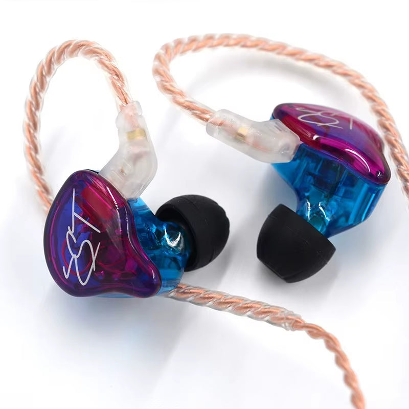 ZST Hybrid Technology 1DD+1BA Earphones 3.5Mm in Ear Monitors Noise Cancelling Hifi Music Sports Bass Earbuds Headset