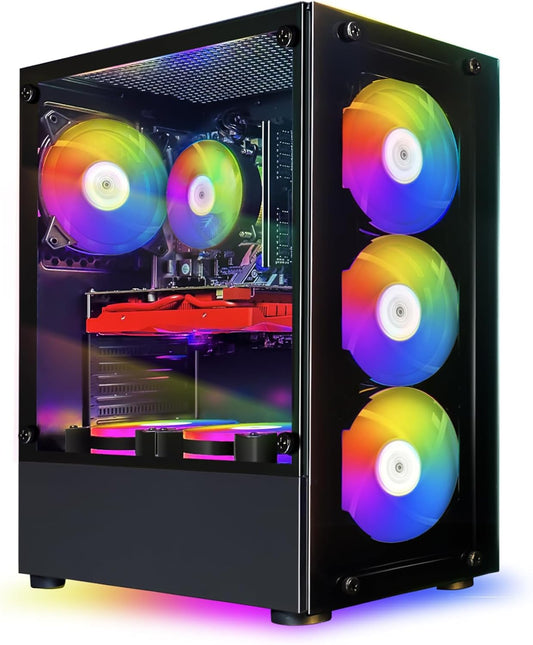 Stgsivir ,PC Gaming,Ordenador De Sobremesa Core I7 up to 3.9Ghz,Gtx 1660 S,16GB RAM,512G Ssd,Wifi,Bt 5.0,6 Fans,Windows 10 H64