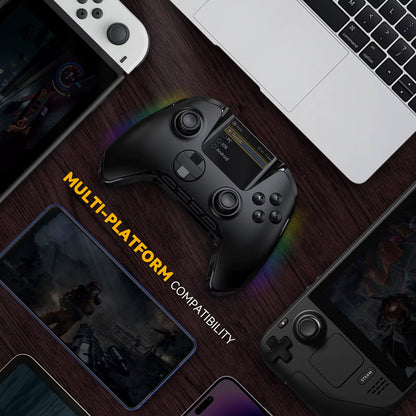 Manbaone 50 V2 Smart Wireless Gamepad Pc Bluetooth Joystick Controller Joystick 2 Inch Screen Steam Mobile Game Controller