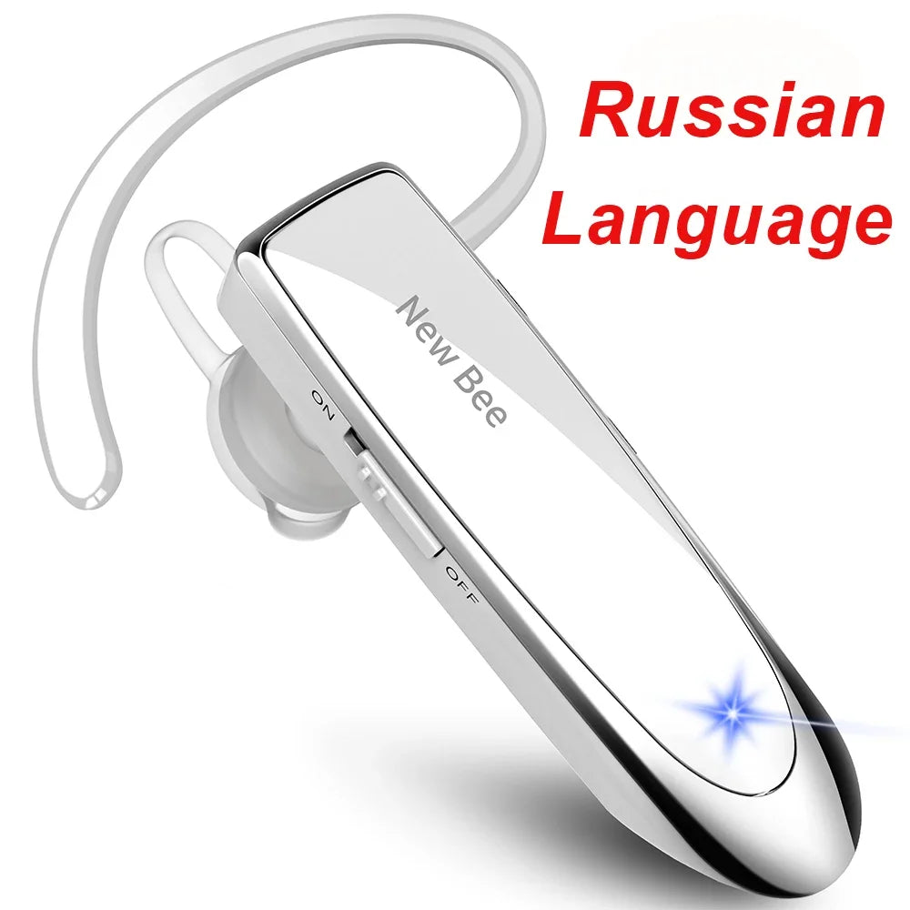 Bluetooth Headset V5.0 Wireless Earphones Headphones with Mic 24Hrs Earbuds Earpiece Mini Handsfree for Iphone Xiaomi