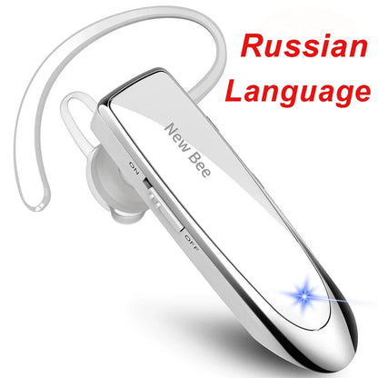 Bluetooth Headset V5.0 Wireless Earphones Headphones with Mic 24Hrs Earbuds Earpiece Mini Handsfree for Iphone Xiaomi