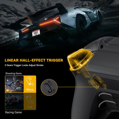 Manbaone 50 V2 Smart Wireless Gamepad Pc Bluetooth Joystick Controller Joystick 2 Inch Screen Steam Mobile Game Controller