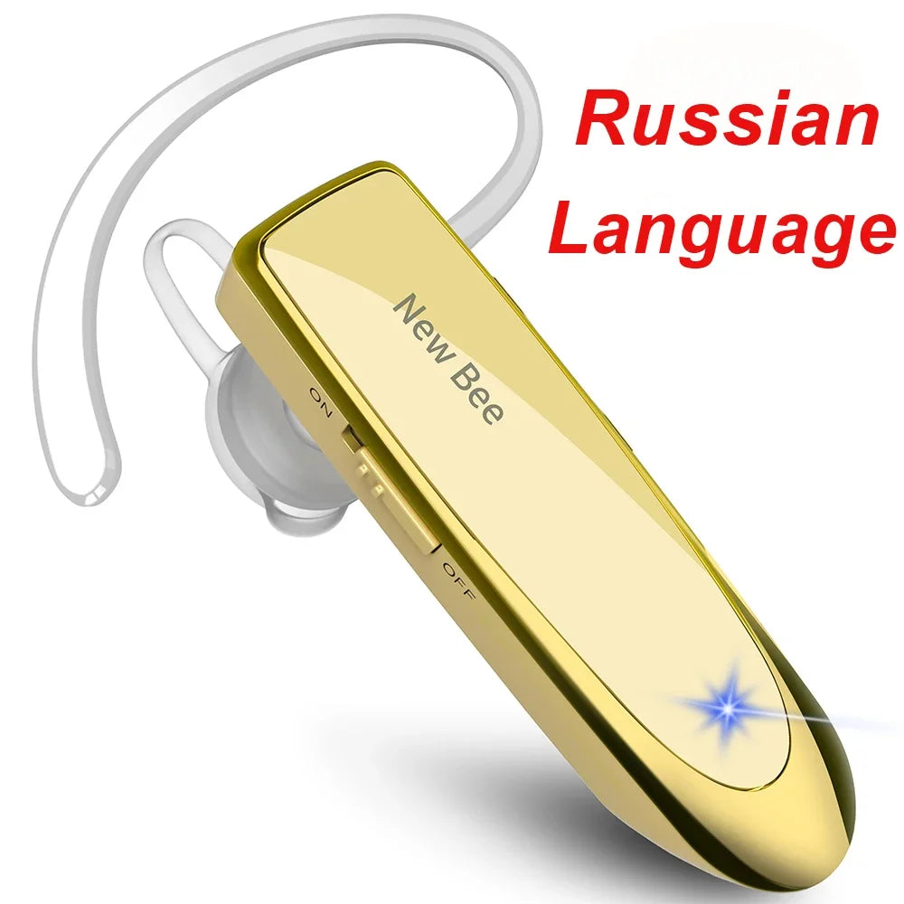 Bluetooth Headset V5.0 Wireless Earphones Headphones with Mic 24Hrs Earbuds Earpiece Mini Handsfree for Iphone Xiaomi