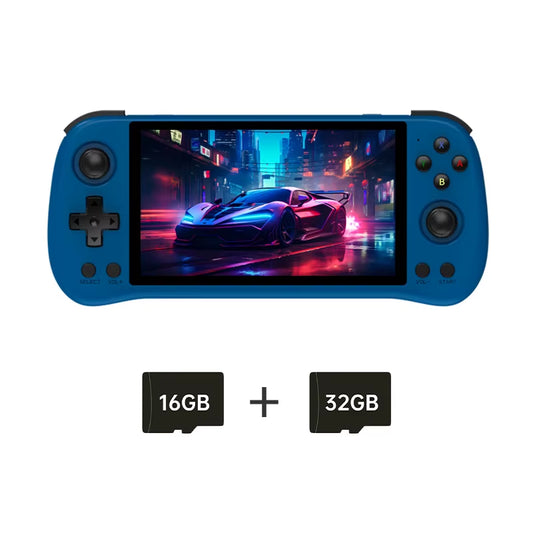 POWKIDDY X55 Open-Source Retro Handheld Game Console 5.5 Inch 1280*720 Ips Screen Built-In Wifi HD Output Children'S Gifts