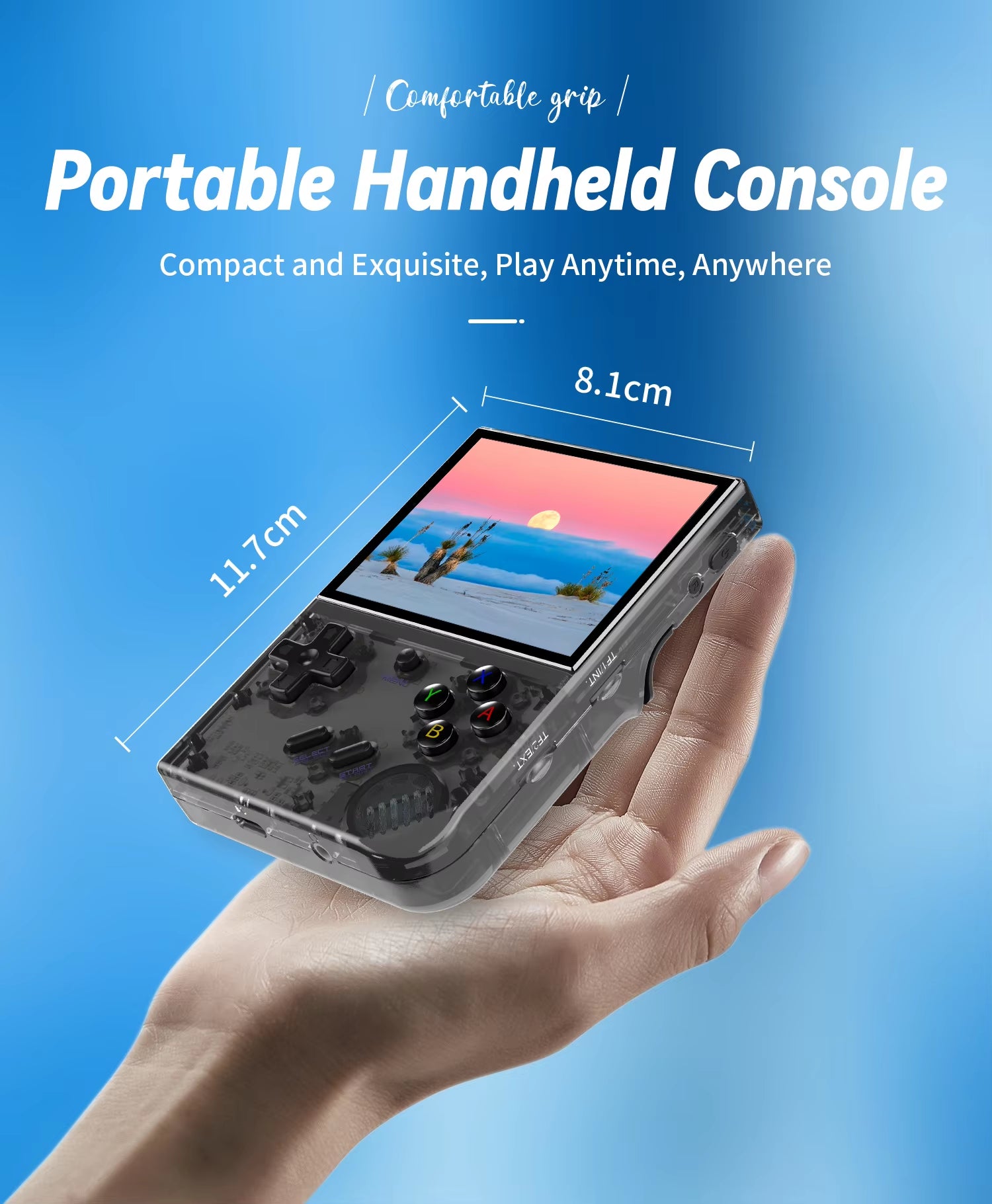 RG35XX Plus/Rg35Xx Retro Handheld Game Console 3.5″ IPS Screen Linux Portable Video Game Player Support HD-M-I TV Outpu
