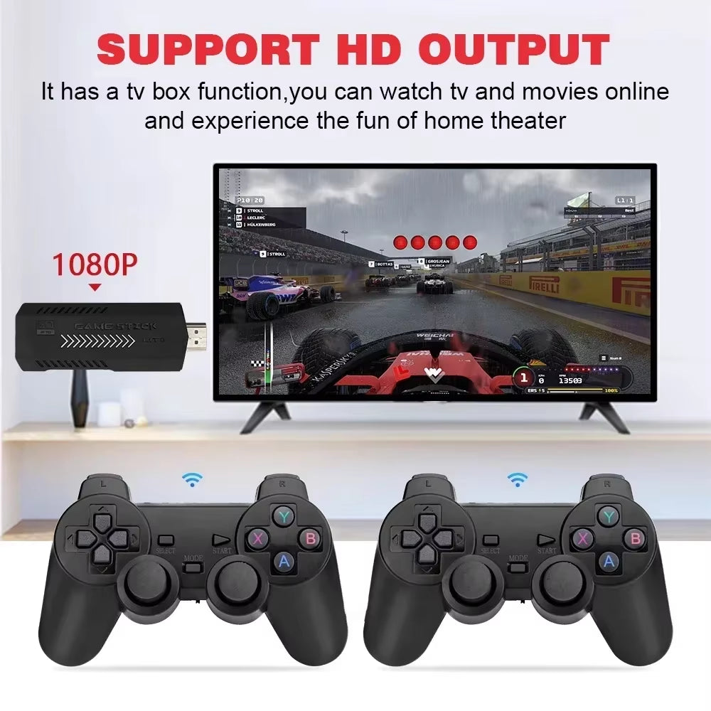 X2 plus 256G 50000 Game GD10 Pro 4K Game Player 3D HD Retro Video Game Console Wireless Controller TV 50 Emulator for Kids Gifts