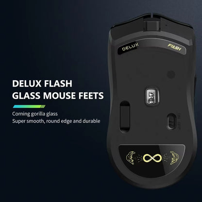M800 PRO PAW3395 Wireless Gaming Mouse Bluetooth Tri-Mode Connection 26000DPI Huano Pink Switches Macro Mice for PC Gamer